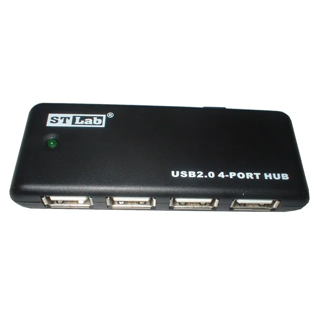 מפצל USB St-Lab 4 Ports USB2.0 Pocket HUB ST-U-311 צבע שחור