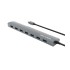 מפצל USB WAVLINK מפצל Wavlink UH3074C USB-C to USB3.0 7 Port Aluminum HUB UH3074C