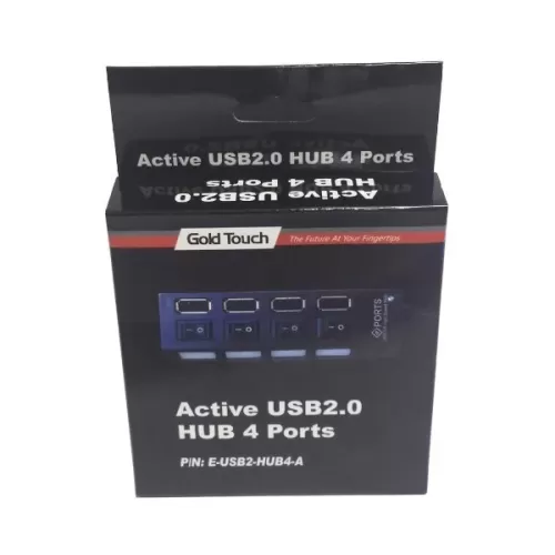 Разветвитель USB Gold Touch ACTIVE USB2.0 HUB 4Ports E-USB2-HUB4-A