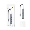 Разветвитель USB CUDY 5-IN-1 USB Hub with GbE UH605 Цвет:Серебристо-серый Разветвитель USB CUDY 5-IN-1 USB Hub with GbE UH605 Цвет:Серебристо-серый