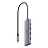 מפצל USB CUDY UH405 5-in-1 USB-C Hub HDMI 4K UH405