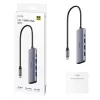 מפצל USB CUDY UH405 5-in-1 USB-C Hub HDMI 4K UH405