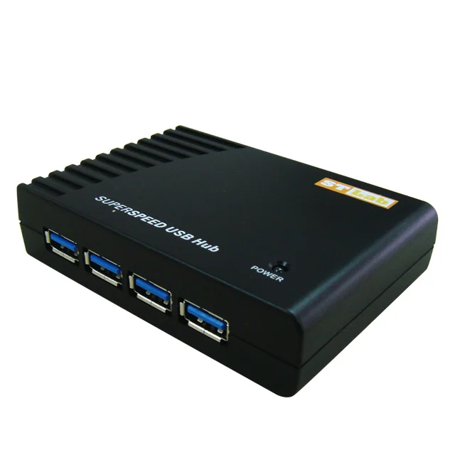 מפצל USB St-Lab U-540 4-Port USB 3.0 Hub with Power Adapter ST-U-540