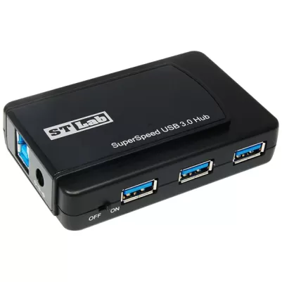 מפצל USB St-Lab U-770 USB 3.0 7-Port Hub with Power Adapter ST-U-770