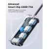 מפצל USB UGREEN USB-A to USB-A3.0 x3 + 1G LAN Hub 20265 צבע שחור