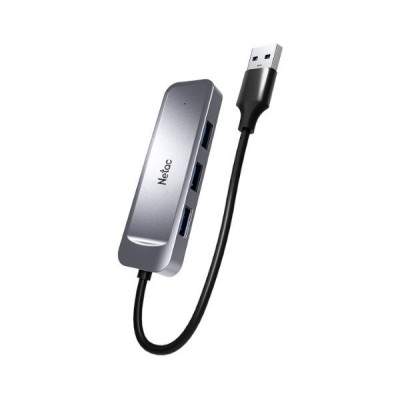 USB Splitter NETAC A 4 PORT- USB 3.0 Type NT08WF11-30GR Color:silver USB Splitter NETAC A 4 PORT- USB 3.0 Type NT08WF11-30GR Color:silver