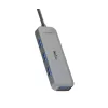Разветвитель USB Netac A 4 PORT- USB 3.0 Type NT08WF11-30GR Цвет:серебряный