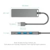 Разветвитель USB Vention USB-A 3.0 to USB-Ax4 with 1m MicroUSB Optional Power Hub CHLBF