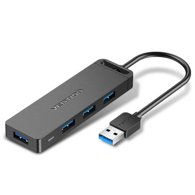 USB Splitter Vention USB-A 3.0 to USB-Ax4 with 1m MicroUSB Optional Power Hub USB Splitter Vention USB-A 3.0 to USB-Ax4 with 1m MicroUSB Optional Power Hub