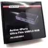 USB Splitter Gold Touch ACTIVE Ultra Thin USB3.0 HUB - 4Ports E-HUB-USB3-A Color:black USB Splitter Gold Touch ACTIVE Ultra Thin USB3.0 HUB - 4Ports E-HUB-USB3-A Color:black