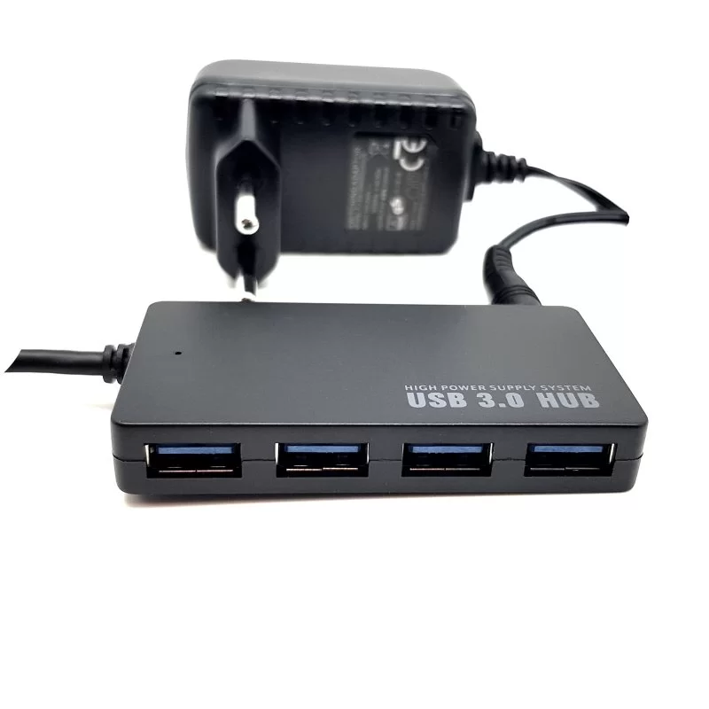 USB Splitter Gold Touch ACTIVE Ultra Thin USB3.0 HUB - 4Ports E-HUB-USB3-A Color:black USB Splitter Gold Touch ACTIVE Ultra Thin USB3.0 HUB - 4Ports E-HUB-USB3-A Color:black