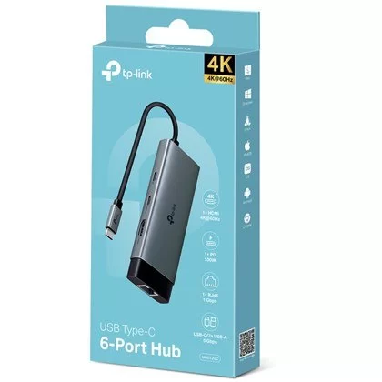 Разветвитель USB TP-Link UH6120C 6-in-1 USB-C Hub UH6120C