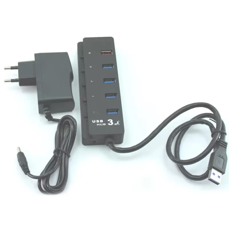 מפצל USB Gold Touch ACTIVE USB3.0 HUB 5Ports E-USB3.0-HUB4-A