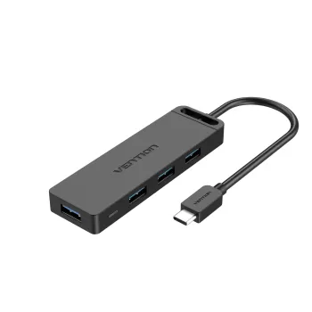 Разветвитель USB Vention USB-C 3.1 Gen1 to USB-Ax4 1m with micro USB Optional Разветвитель USB Vention USB-C 3.1 Gen1 to USB-Ax4 1m with micro USB Optional