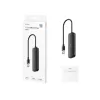 USB Splitter CUDY USB UH40A USB3.0 4-PORTS HUB CD-UH40A Color:black