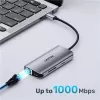 מפצל USB Unitek 8-in-1 USB-C Hub HDMI x2 | USB x2 | LAN | SD/MicroSD | PD 100W D1122A01 מפצל USB Unitek 8-in-1 USB-C Hub HDMI x2 | USB x2 | LAN | SD/MicroSD | PD 100W D1122A01