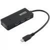 מפצל USB St-Lab USB3.0-C 4-Ports Pocket Hub ST-U-1250 צבע שחור