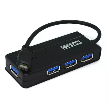 Разветвитель USB St-Lab USB3.0-C 4-Ports Pocket Hub ST-U-1250 Цвет:чёрный Разветвитель USB St-Lab USB3.0-C 4-Ports Pocket Hub ST-U-1250 Цвет:чёрный