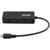 מפצל USB St-Lab USB3.0-C 4-Ports Pocket Hub ST-U-1250 צבע שחור