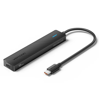 Разветвитель USB Vention 5-in-1 USB-C 3.2 Gen 2 10Gbps Hub CHYBB Цвет:черный