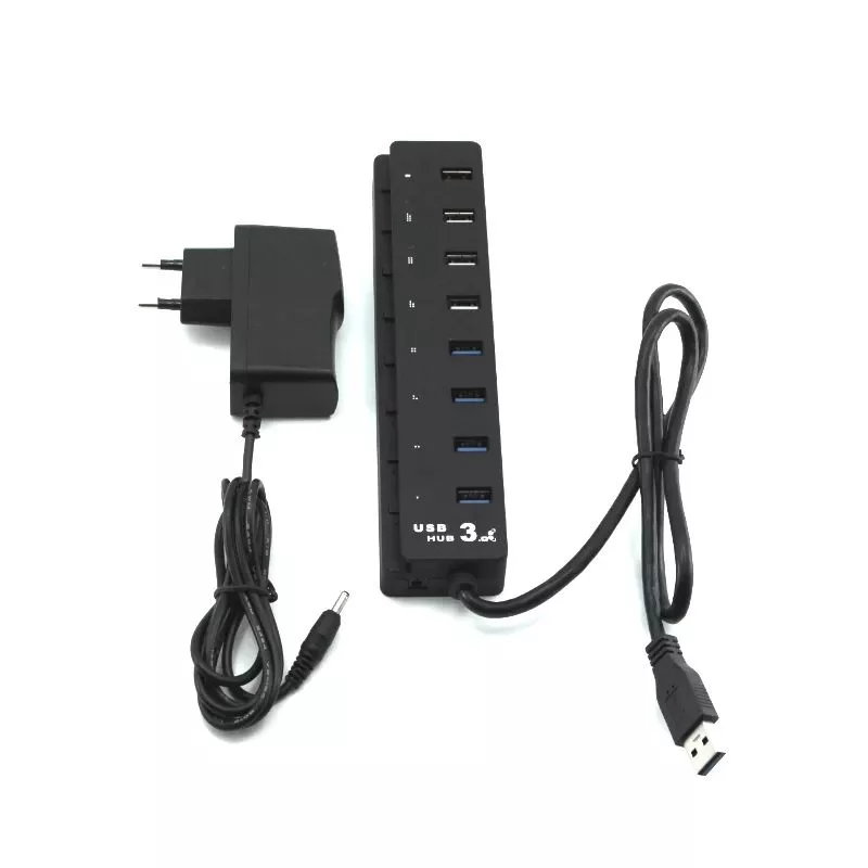 USB Splitter Gold Touch ACTIVE USB3.0 HUB 8 Ports E-USB3.0-HUB7-A