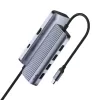מפצל USB CUDY UH500 6-in-1 USB-C Hub 4K HDMI UH500