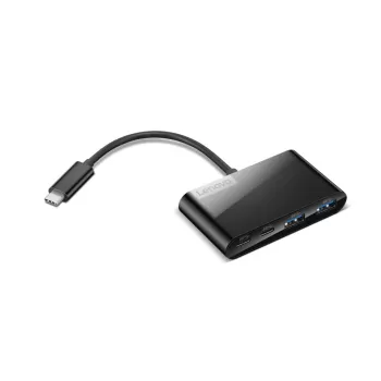 מפצל USB Lenovo Select 4-Port USB-C Hub GX91L84354 צבע שחור