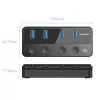 Разветвитель USB Vention USB-A to USB-A x4 | on/off Switches | USB-C HUB CHWBF Разветвитель USB Vention USB-A to USB-A x4 | on/off Switches | USB-C HUB CHWBF