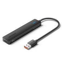 Разветвитель USB Vention 5-in-1 USB-A 3.2 Gen 2 10Gbps Hub CHSBB Цвет:черный Разветвитель USB Vention 5-in-1 USB-A 3.2 Gen 2 10Gbps Hub CHSBB Цвет:черный
