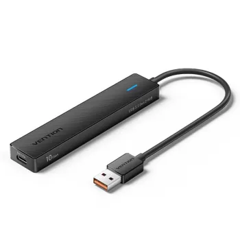 Разветвитель USB Vention 5-in-1 USB-A 3.2 Gen 2 10Gbps Hub CHSBB Цвет:чёрный Разветвитель USB Vention 5-in-1 USB-A 3.2 Gen 2 10Gbps Hub CHSBB Цвет:чёрный