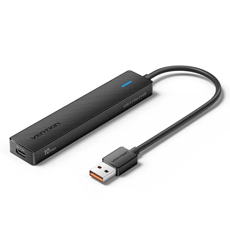 USB Splitter Vention 5-in-1 USB-A 3.2 Gen 2 10Gbps Hub CHSBB Color:black USB Splitter Vention 5-in-1 USB-A 3.2 Gen 2 10Gbps Hub CHSBB Color:black