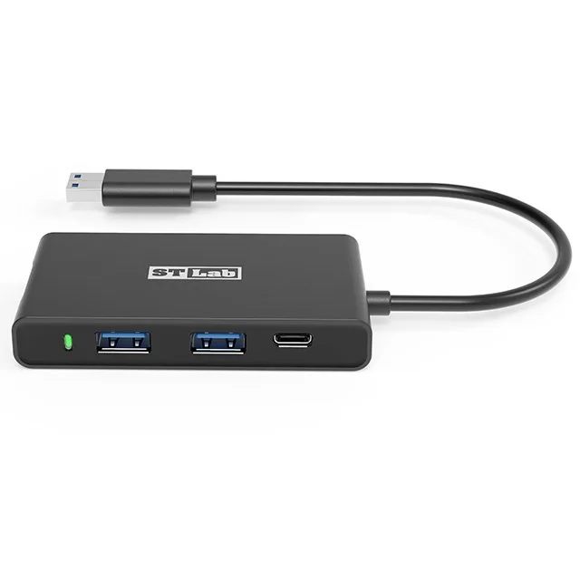 Разветвитель USB St-Lab 10Gbps USB Multiport Adapter ST-U-2420 Цвет:чёрный