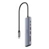 מפצל USB CUDY UH407 7-in-1 USB-C Hub with 4K HDMI UH407