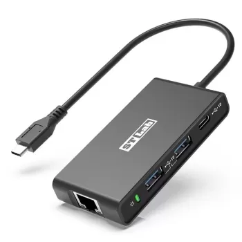 Разветвитель USB St-Lab 10Gbps USB-C Multiport Adapter ST-U-2670 Цвет:чёрный