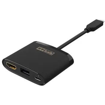 מפצל USB St-Lab USB3.1 Type C to HDMI, USB & PD ST-U-2010 מפצל USB St-Lab USB3.1 Type C to HDMI, USB & PD ST-U-2010