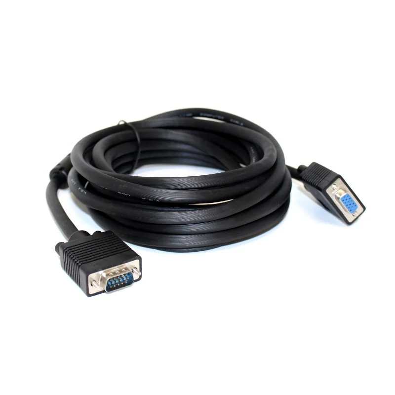 כבל Gold Touch VGA 15-pin M/F Extension Cable 5m CH-VGA-5-MF צבע שחור כבל Gold Touch VGA 15-pin M/F Extension Cable 5m CH-VGA-5-MF צבע שחור
