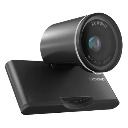 מצלמת רשת Lenovo UHD Webcam 4K 8MP MIC USB 4XC1Q25246 צבע שחור