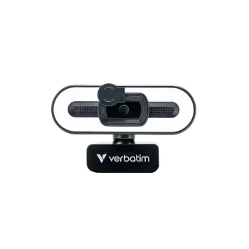 Webcam Verbatim AWC-02 1080P Autofocus with Mic and Light 49579 Webcam Verbatim AWC-02 1080P Autofocus with Mic and Light 49579