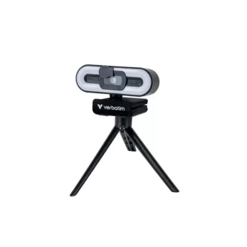 מצלמת רשת Verbatim AWC-02 1080P Autofocus with Mic and Light 49579