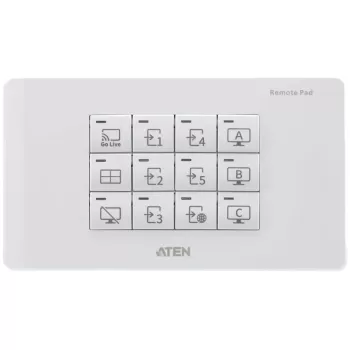 לוח 12 מקשים לבקרה ATEN VPK312 לבן VPK312 לוח 12 מקשים לבקרה ATEN VPK312 לבן VPK312