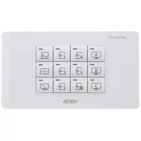 לוח 12 מקשים לבקרה ATEN VPK312 לבן VPK312