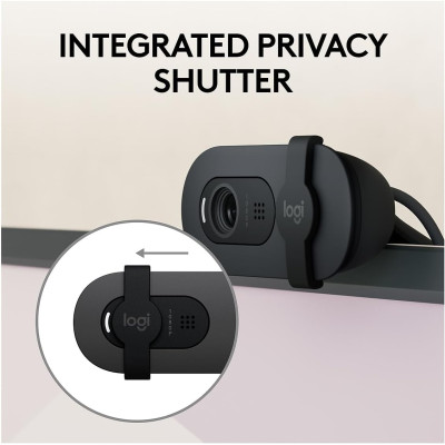Webcam Logitech BRIO 100 960-001580 Color:Graphite Webcam Logitech BRIO 100 960-001580 Color:Graphite