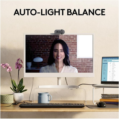 Webcam Logitech BRIO 100 960-001580 Color:Graphite Webcam Logitech BRIO 100 960-001580 Color:Graphite