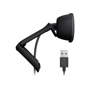 מצלמת רשת Logitech BRIO 105 FHD Biult in Mic Auto Brightness 960-001579 צבע שחור
