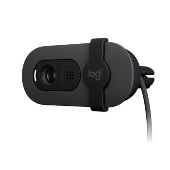 מצלמת רשת Logitech BRIO 105 FHD Biult in Mic Auto Brightness 960-001579 צבע שחור