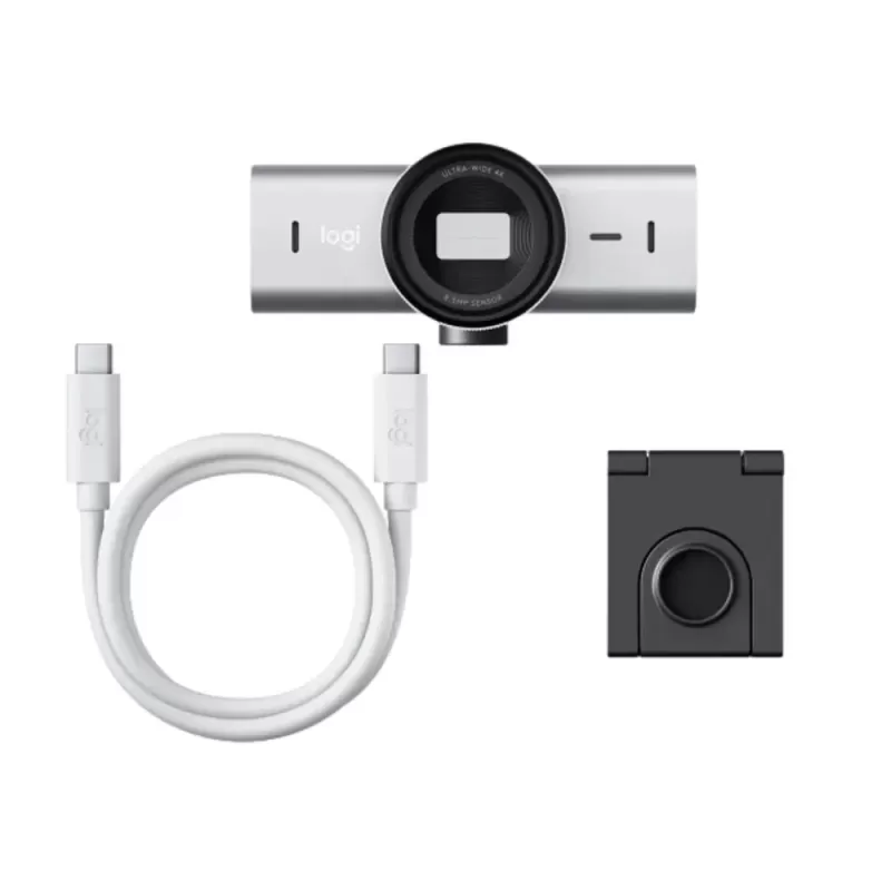 מצלמת רשת Logitech MX BRIO 4K ULTRA HD - PALE GREY 960-001554 צבע אפור מצלמת רשת Logitech MX BRIO 4K ULTRA HD - PALE GREY 960-001554 צבע אפור