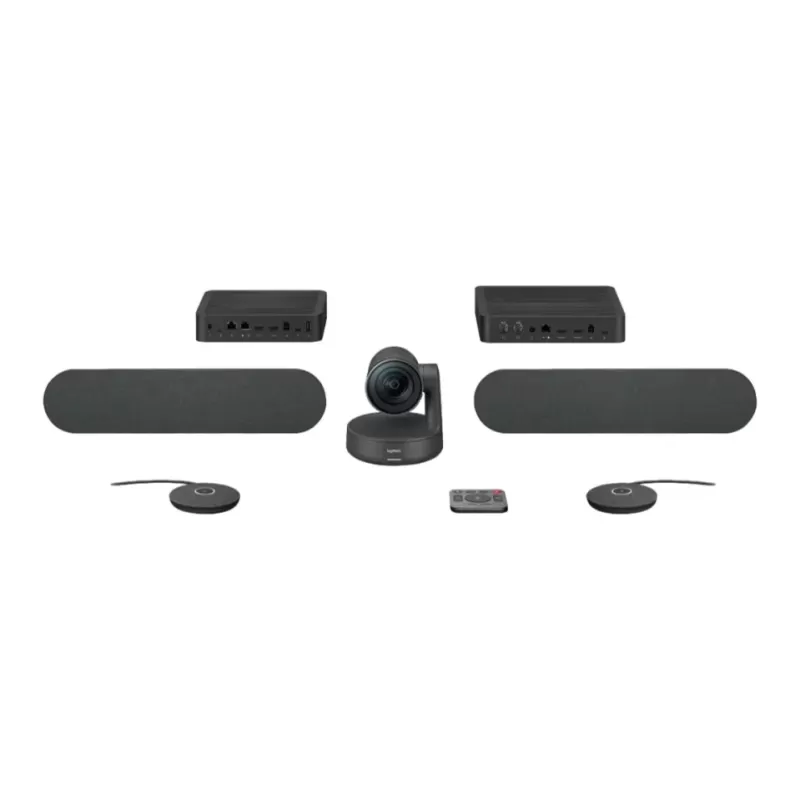 מערכת ועידת וידאו Logitech Rally Plus 960-001224 צבע שחור