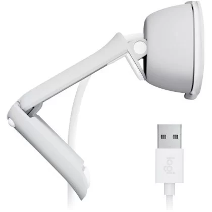 מצלמת רשת Logitech BRIO 100 - לבן 960-001617 מצלמת רשת Logitech BRIO 100 - לבן 960-001617