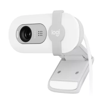 מצלמת רשת Logitech BRIO 100 - לבן 960-001617 מצלמת רשת Logitech BRIO 100 - לבן 960-001617