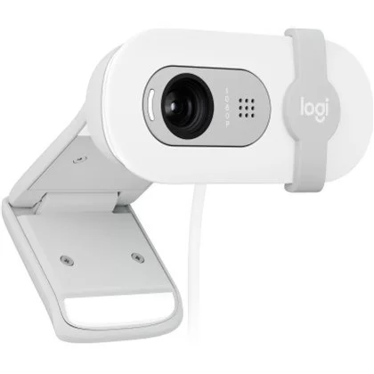 מצלמת רשת Logitech BRIO 100 - לבן 960-001617 מצלמת רשת Logitech BRIO 100 - לבן 960-001617